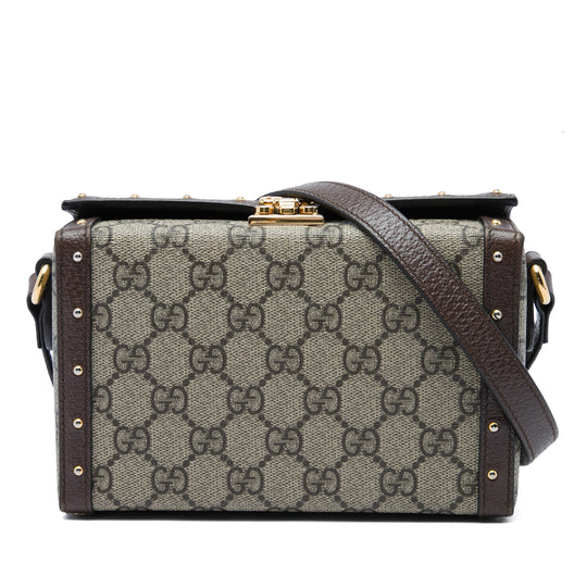 Gucci GG Supreme Trunk Mini Beige Coated Canvas
