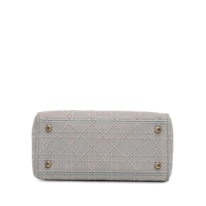 Dior Lady D-Lite Medium Grey Canvas