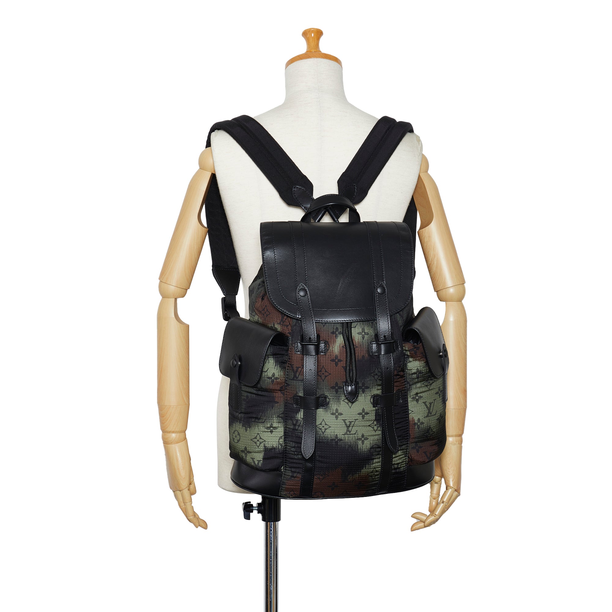 Louis Vuitton Christopher Backpack PM Monogram Camouflage Nylon