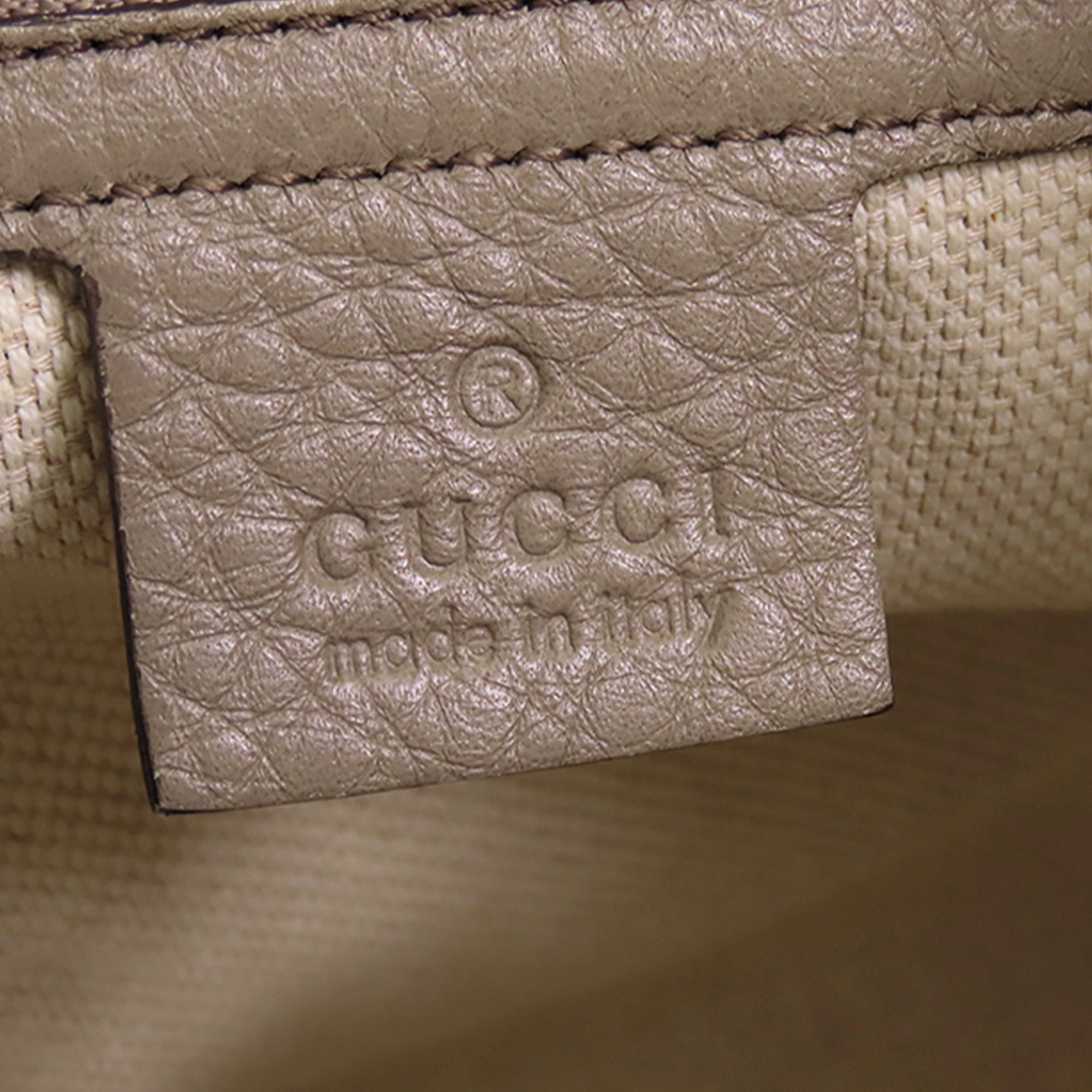 Gucci Soho Cellarius Tote Medium Brown Leather