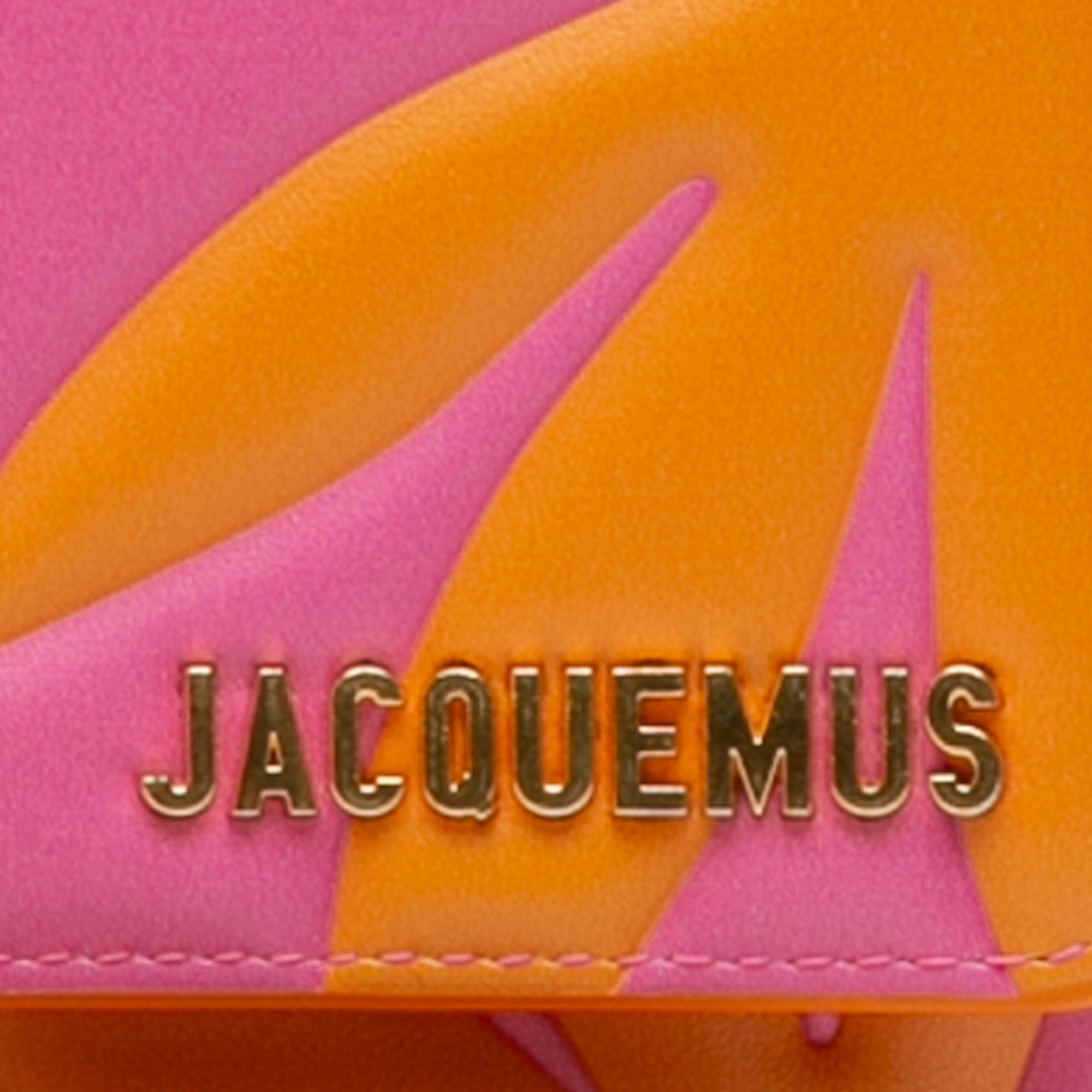 Jacquemus Le Carinu Floral Bicolor Calfskin