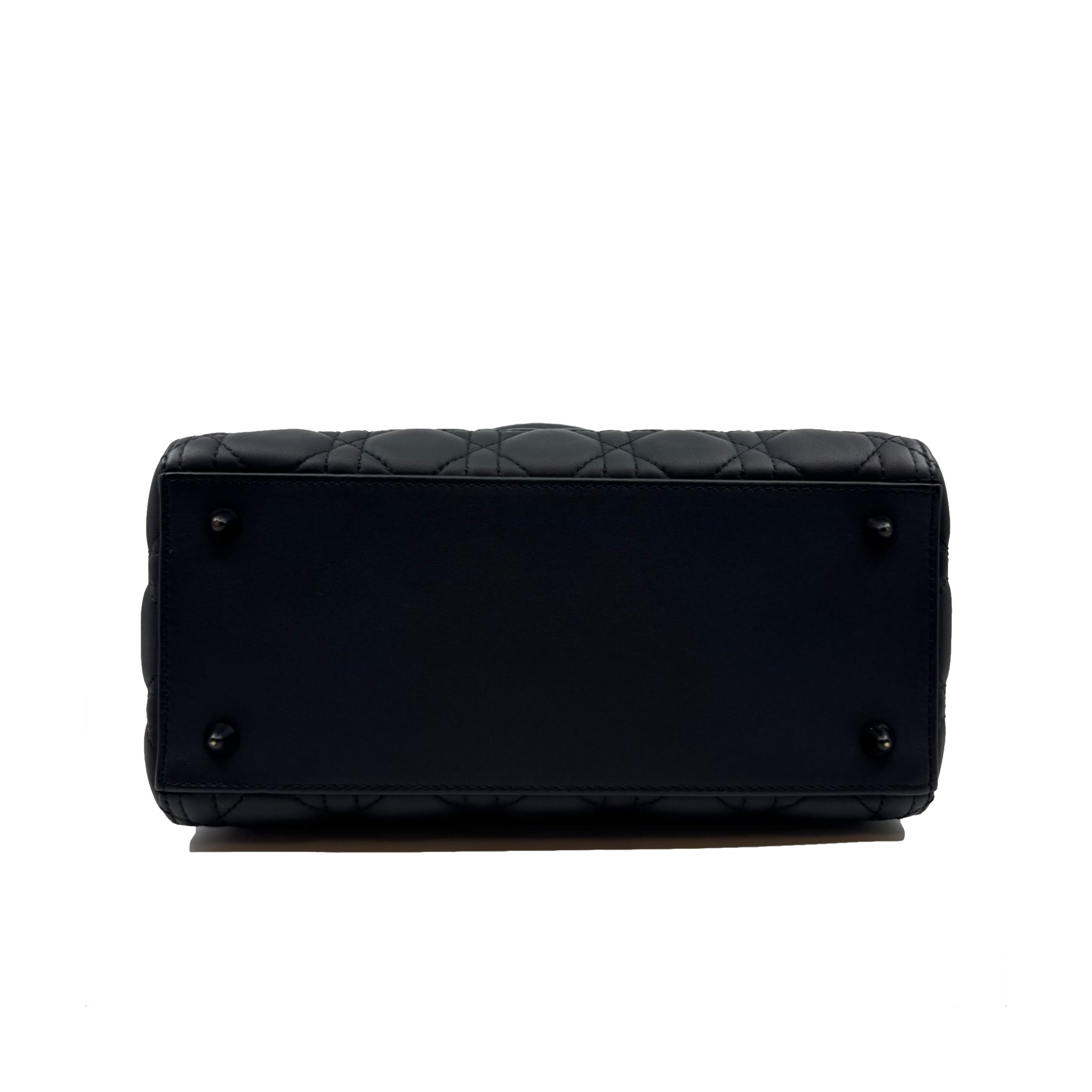 Dior Lady Dior Medium So Ultra Matte Black Lambskin