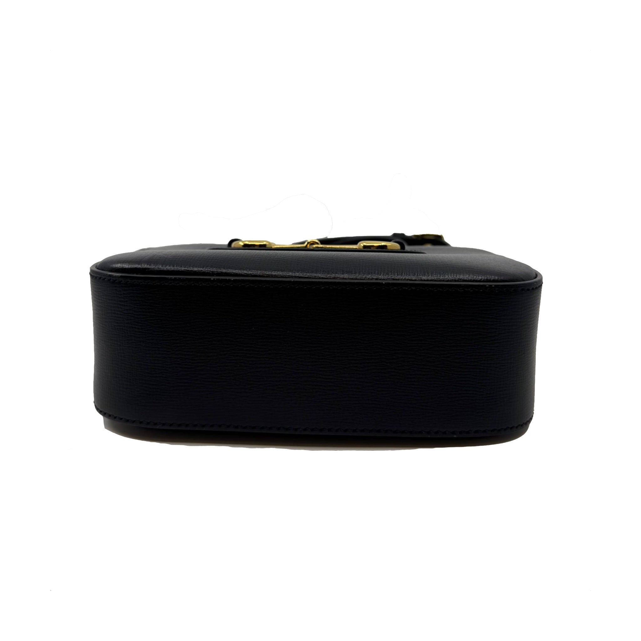 Gucci Horsebit 1955 Shoulder Bag Small Black Leather