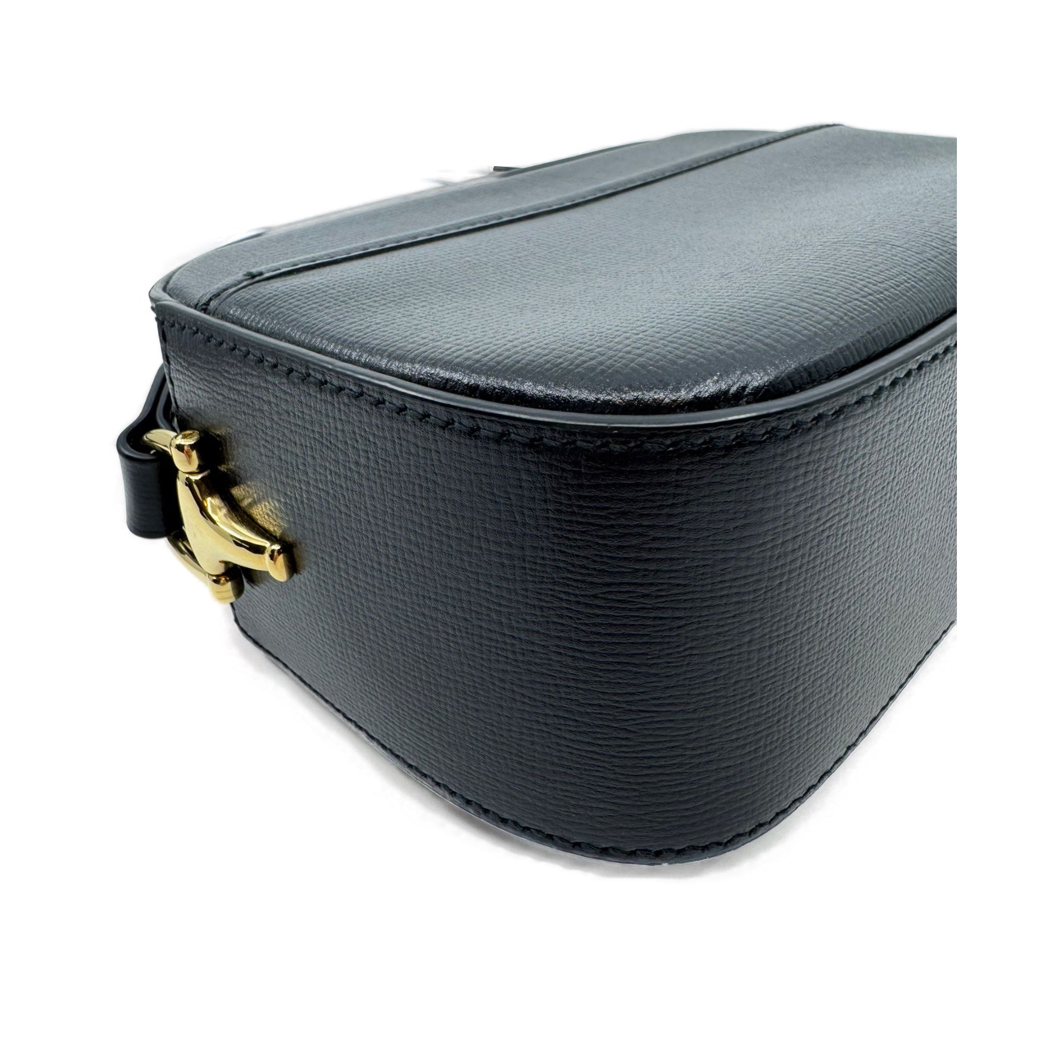 Gucci Horsebit 1955 Shoulder Bag Small Black Leather