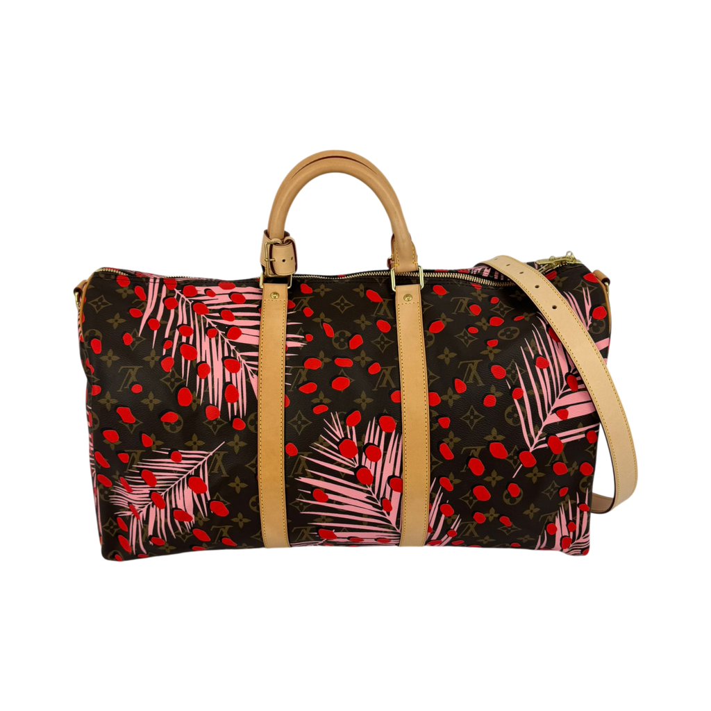 Louis Vuitton Limited Edition Jungle Dots Keepall 50 Bandoulière