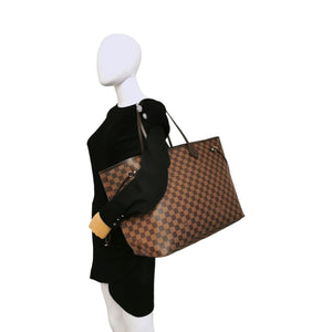 Authentic Louis Vuitton Neverfull GM Tote Damier Ebene Proof of Purchase in  Pics