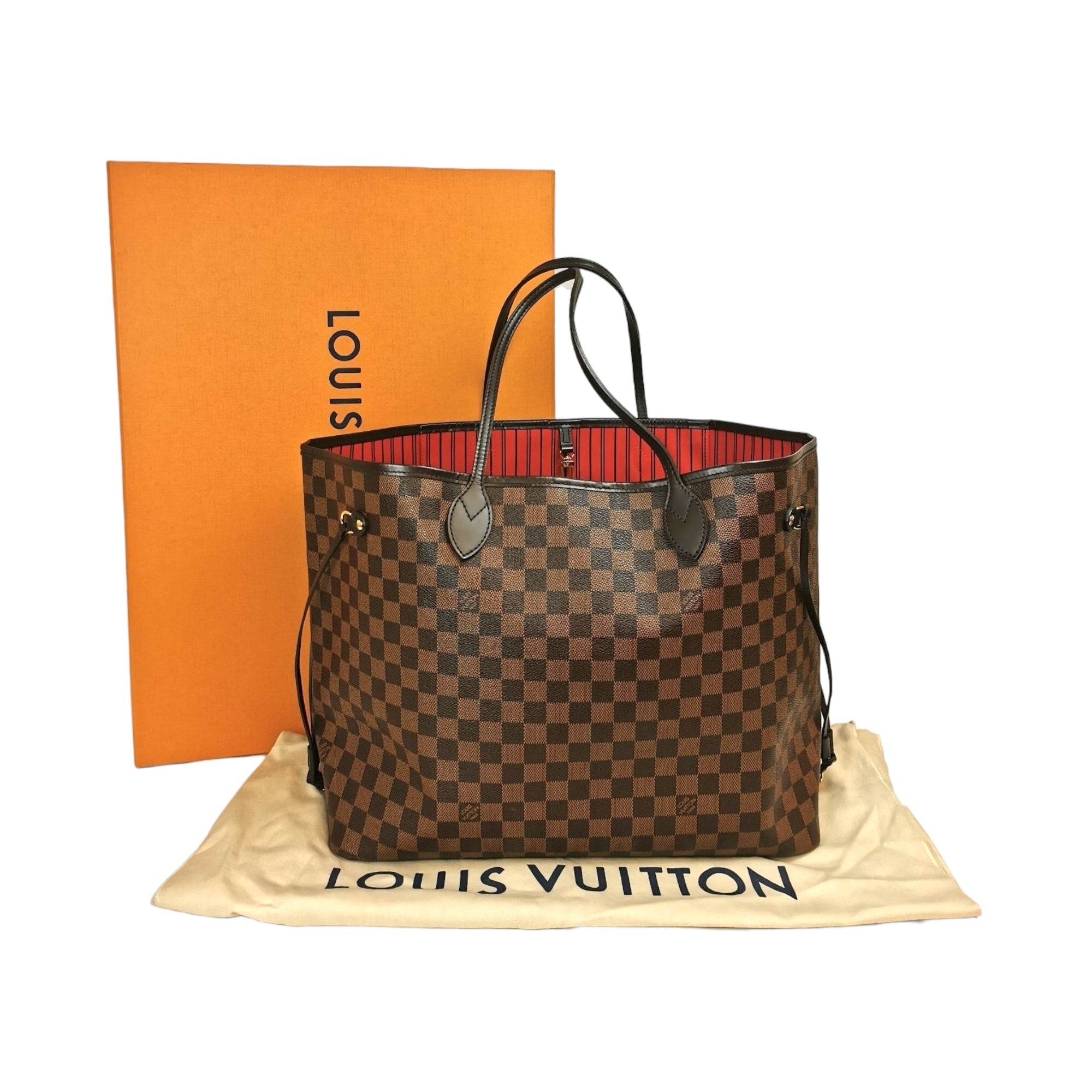Louis Vuitton Damier Ebene Neverfull GM Bag