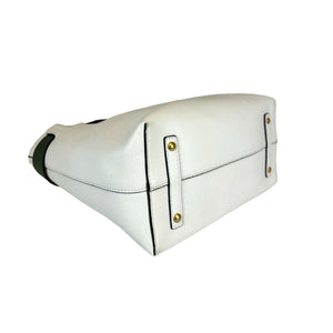 Burberry White Belt Bag Large