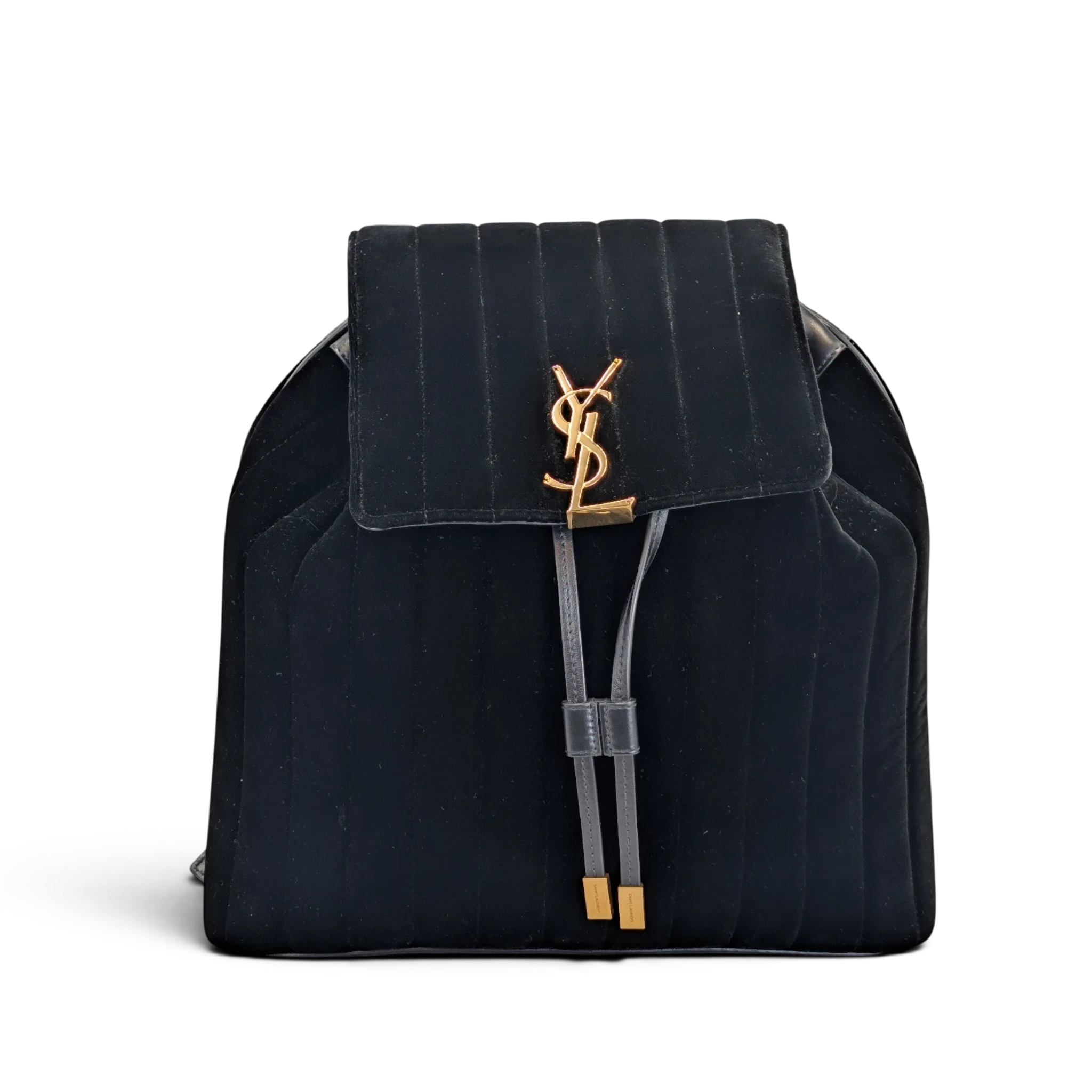 Saint Laurent Vicki Backpack Purse Saint Laurent Vicky black leather bag – bamluxurystore main image 4