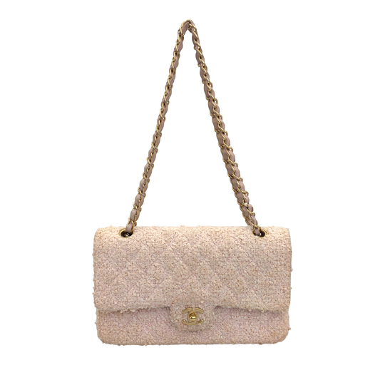 Chanel Classic Flap Medium Pink Tweed