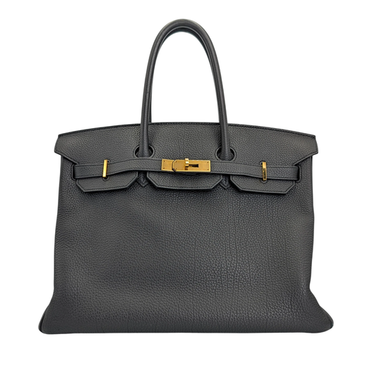 Hermès Birkin 35 Black Togo Gold