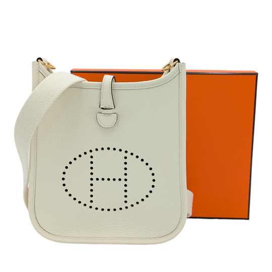 Hermès Evelyne 16 Amazone Cream Taurillon Clemence Gold