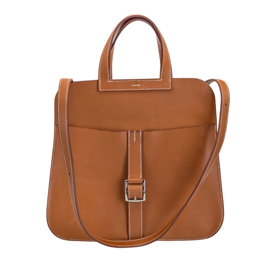 Hermès Halzan Brown Leather