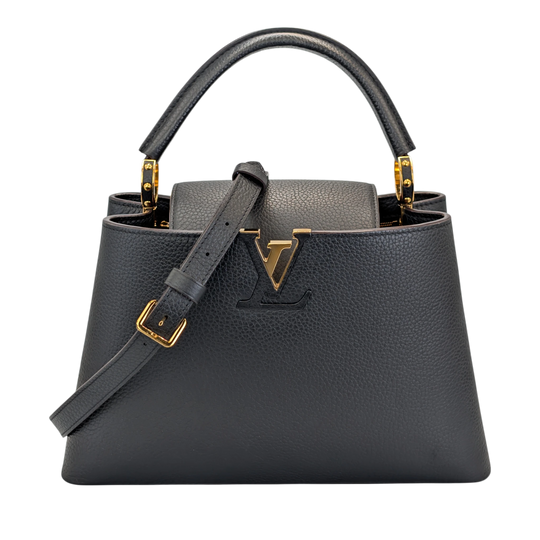 Louis Vuitton Capucines PM Black Taurillon