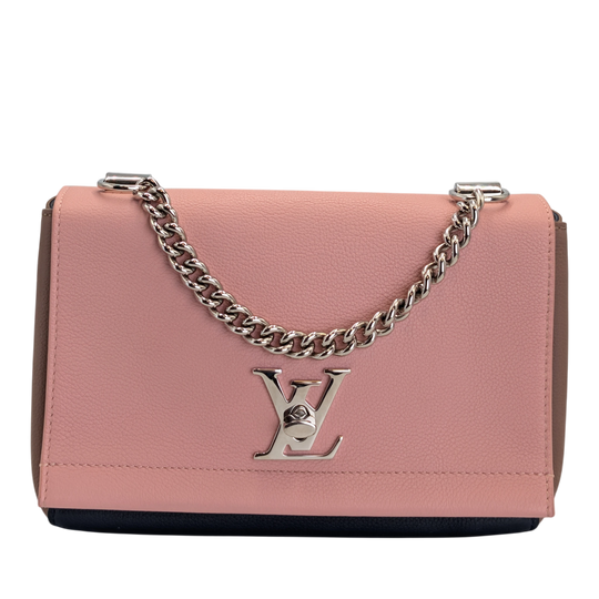 Louis Vuitton Lockme II BB Tricolor Pink Blue Brown Leather