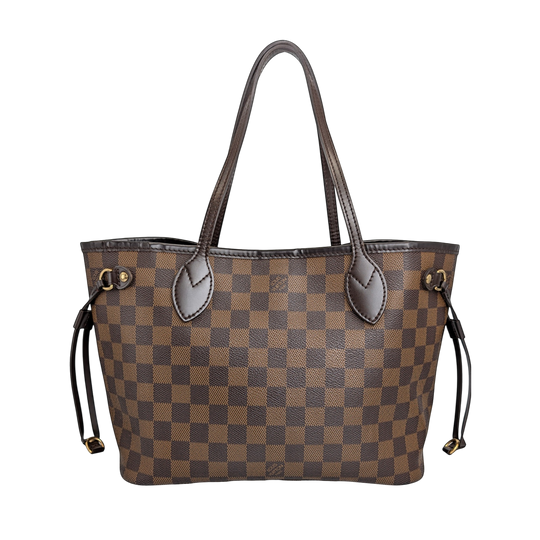 Louis Vuitton Neverfull PM Damier Ebene Canvas Gold