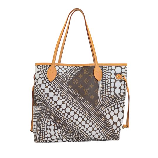Louis Vuitton x Yayoi Kusama 2012 Limited Edition Neverfull MM Monogram Wave