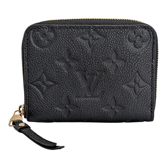 Louis Vuitton Zippy Wallet Black Monogram Empreinte