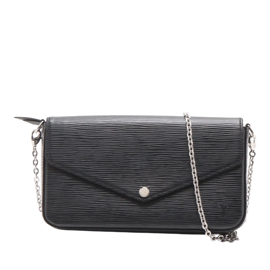Louis Vuitton Pochette Félicie Black Epi