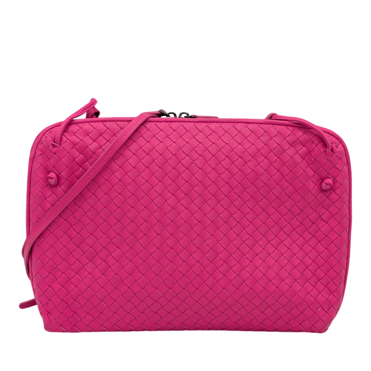 Bottega Veneta Nodini Pink Intrecciato