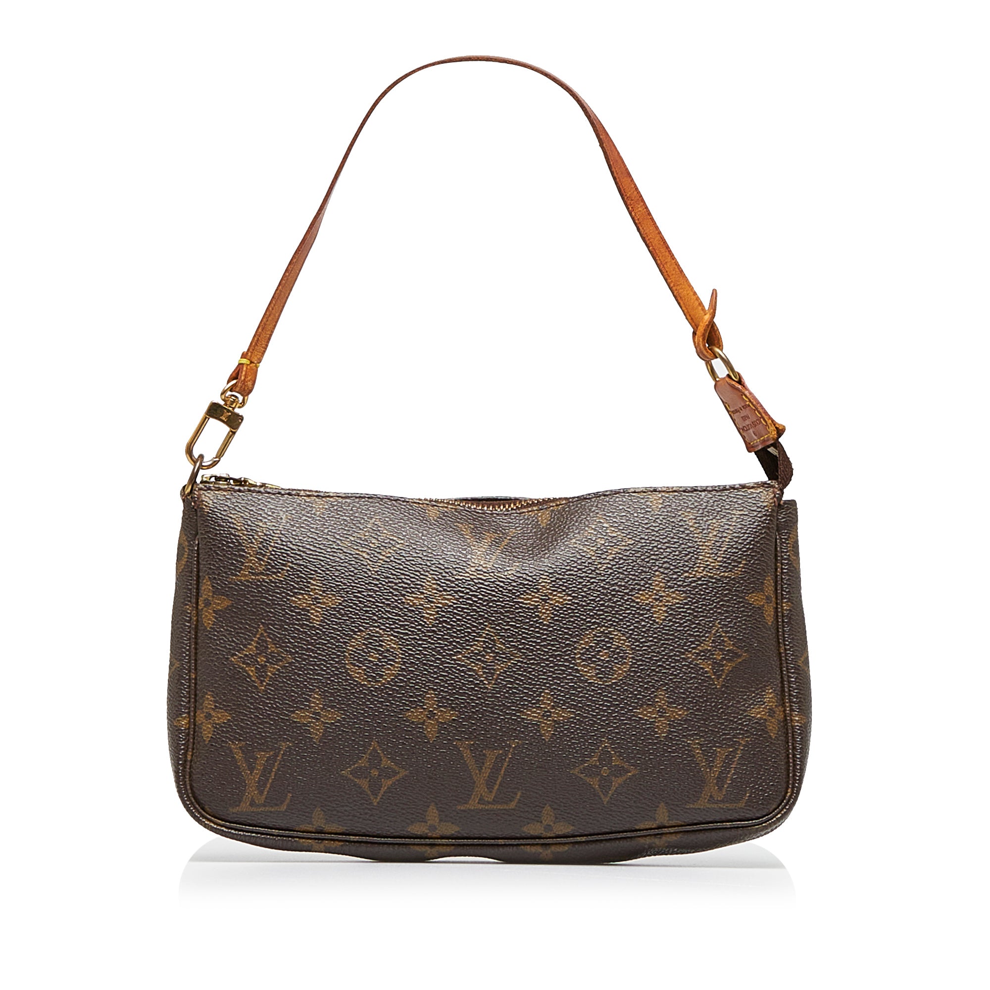 Louis Vuitton Discontinued Monogram Drouot Crossbody Bag Leather