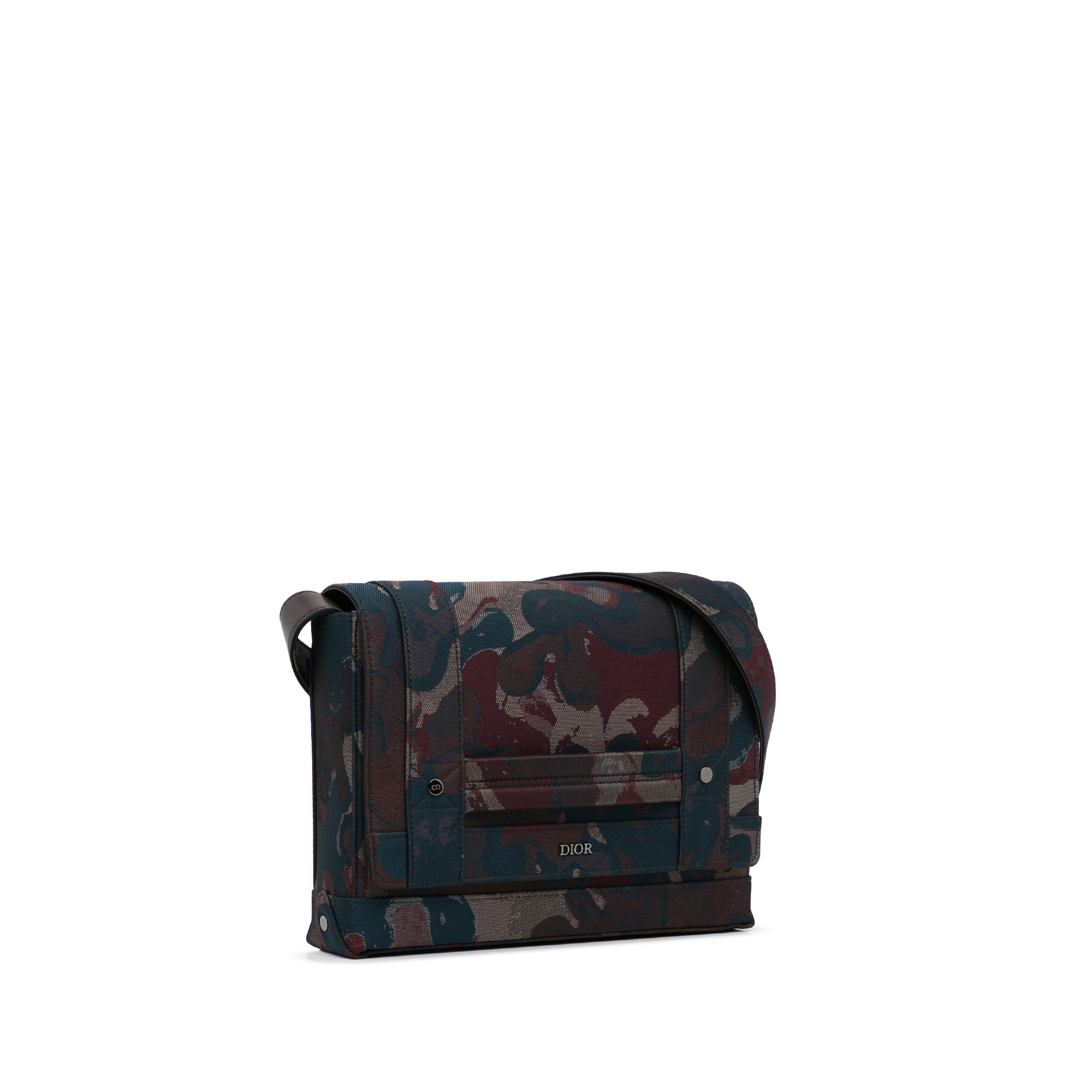 Dior x Peter Doig Messager Sac Camouflage brun Camouflage