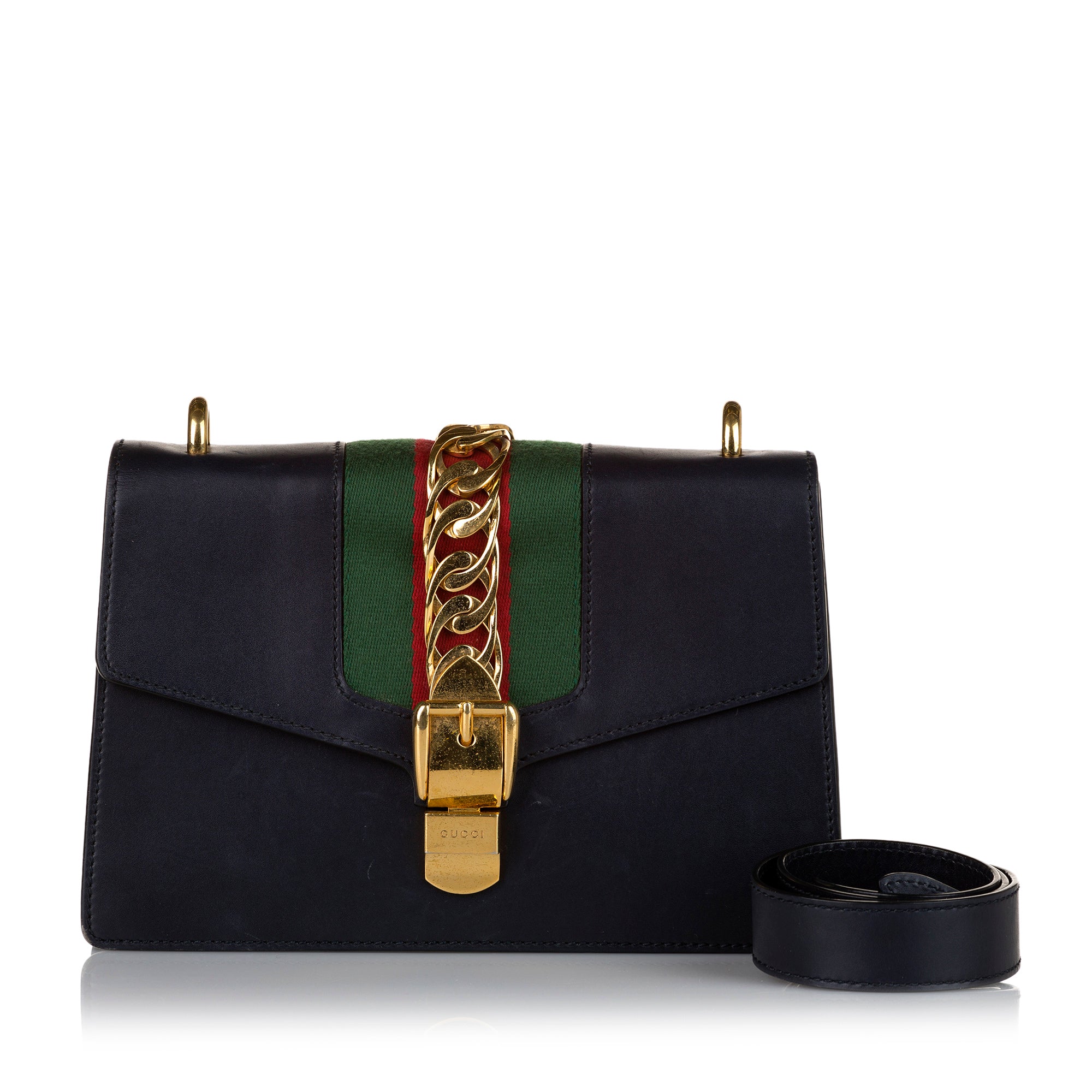 Gucci Sylvie Sylvie Shoulder Bag Small Black | 1,080