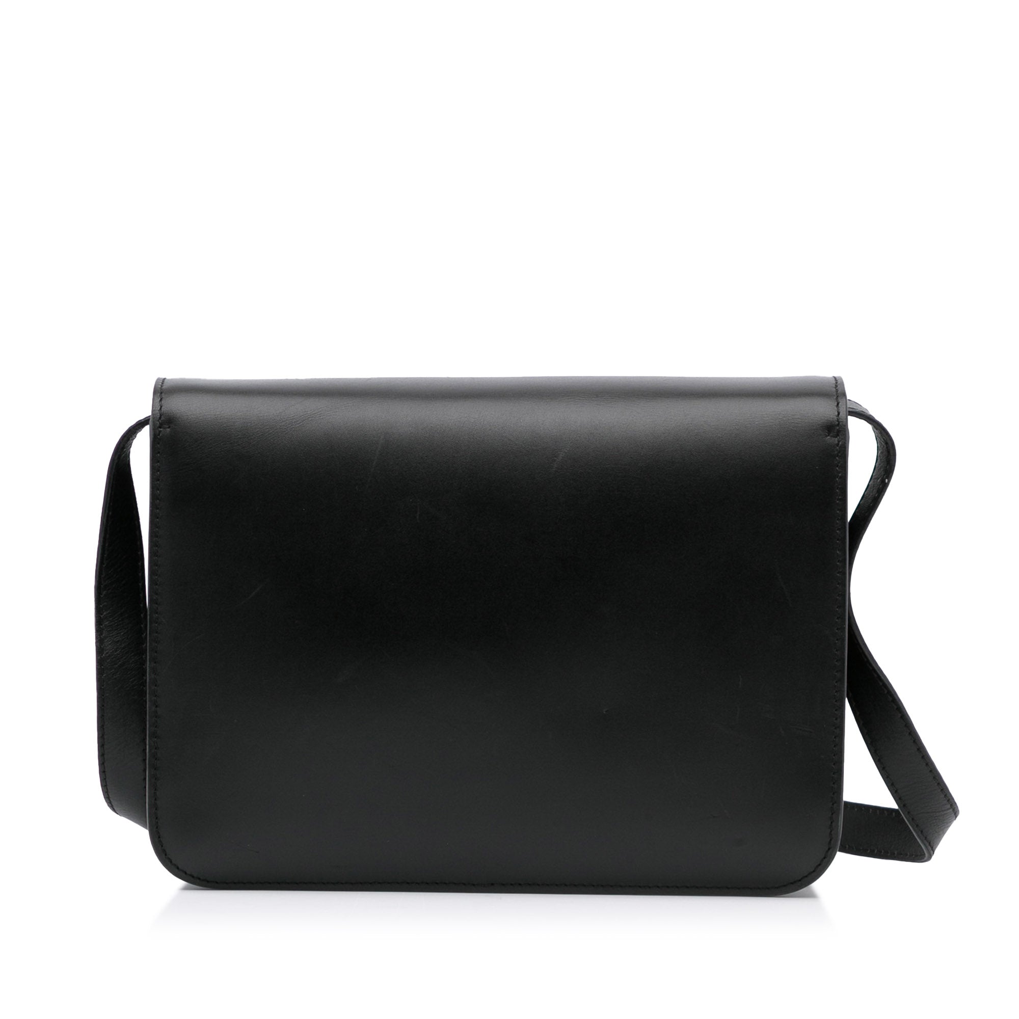 Burberry the TB Bag Black Leather