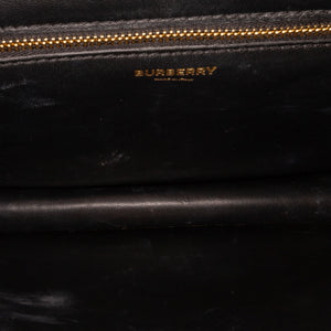 Burberry the TB Bag Black Leather