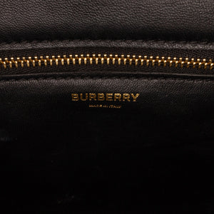 Burberry the TB Bag Black Leather