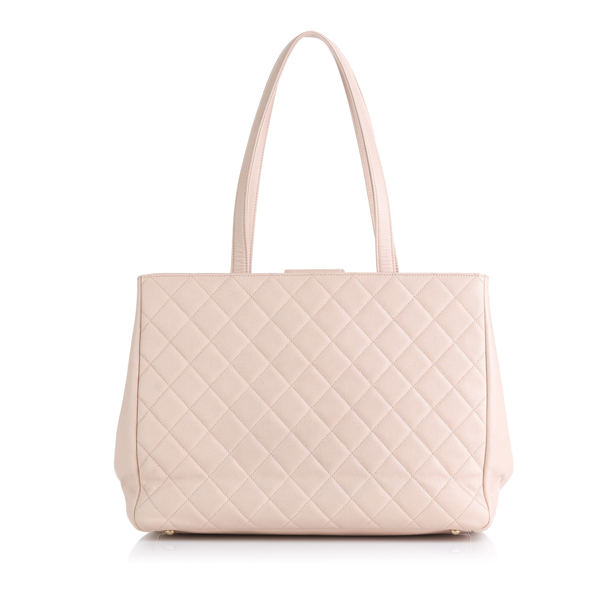 Affinité commerciale de Chanel Tote Sac rose Caviar or