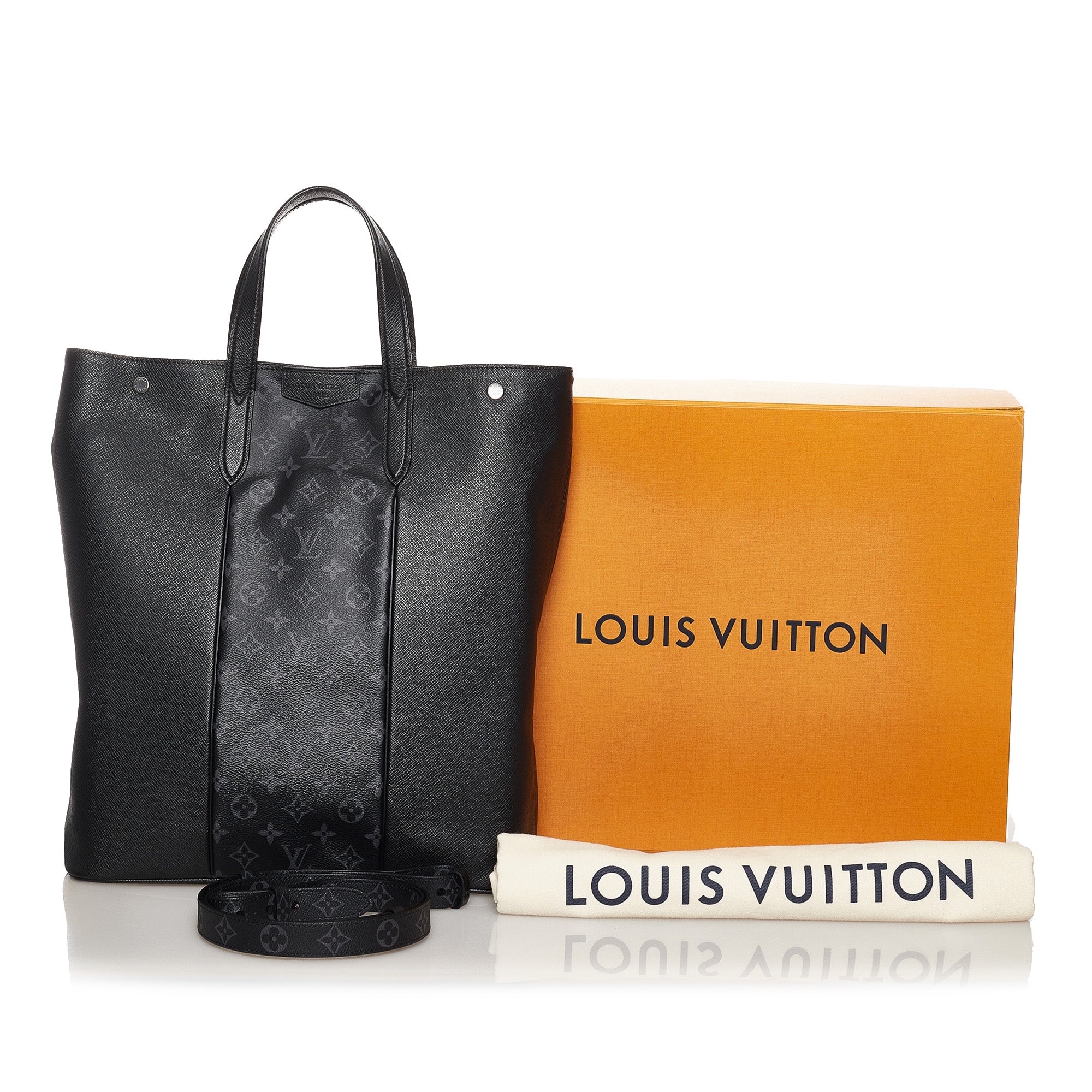 Louis Vuitton Orange Veau Nuage Calfskin MM Milla Bag