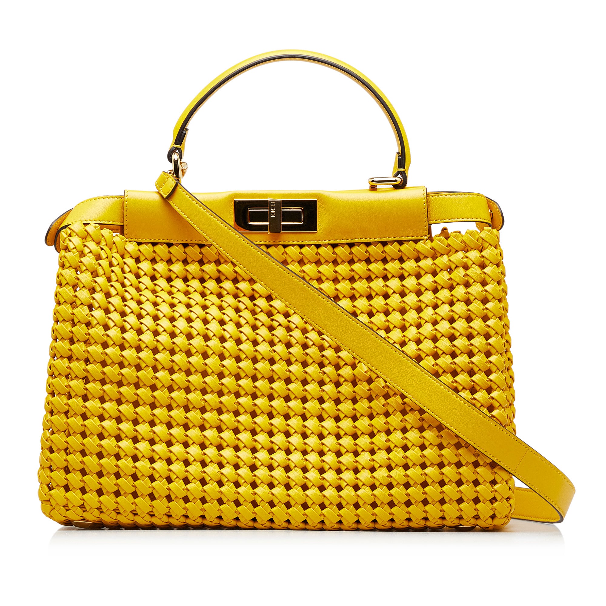 Fendi peekaboo online yellow