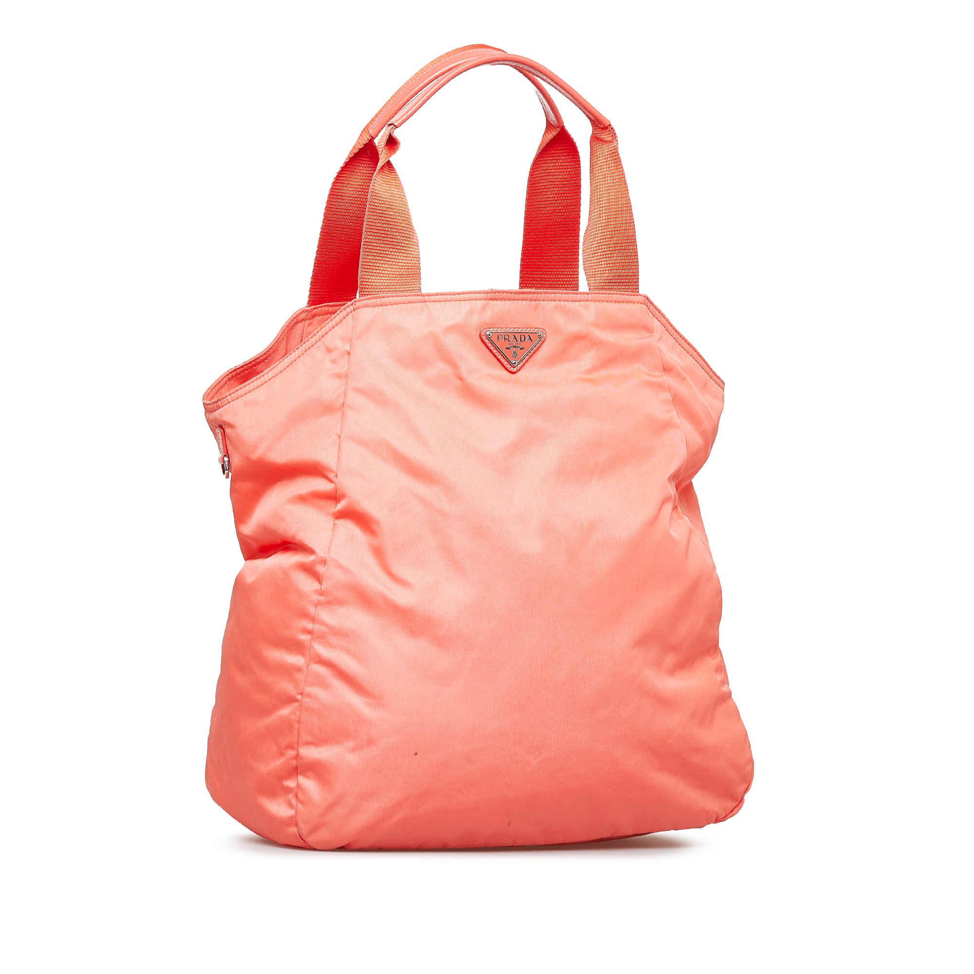 Prada Tessuto Tote Bag Orange Nylon