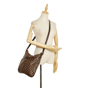 Brown Louis Vuitton Damier Ebene Bloomsbury GM Crossbody Bag