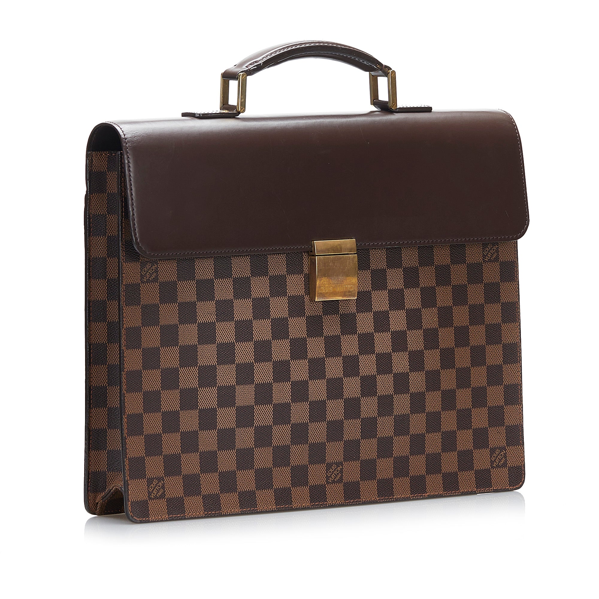 Louis Vuitton Aktentasche in Braun