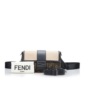 Fendi Baguette convertible Belt Bag Zucca Canvas