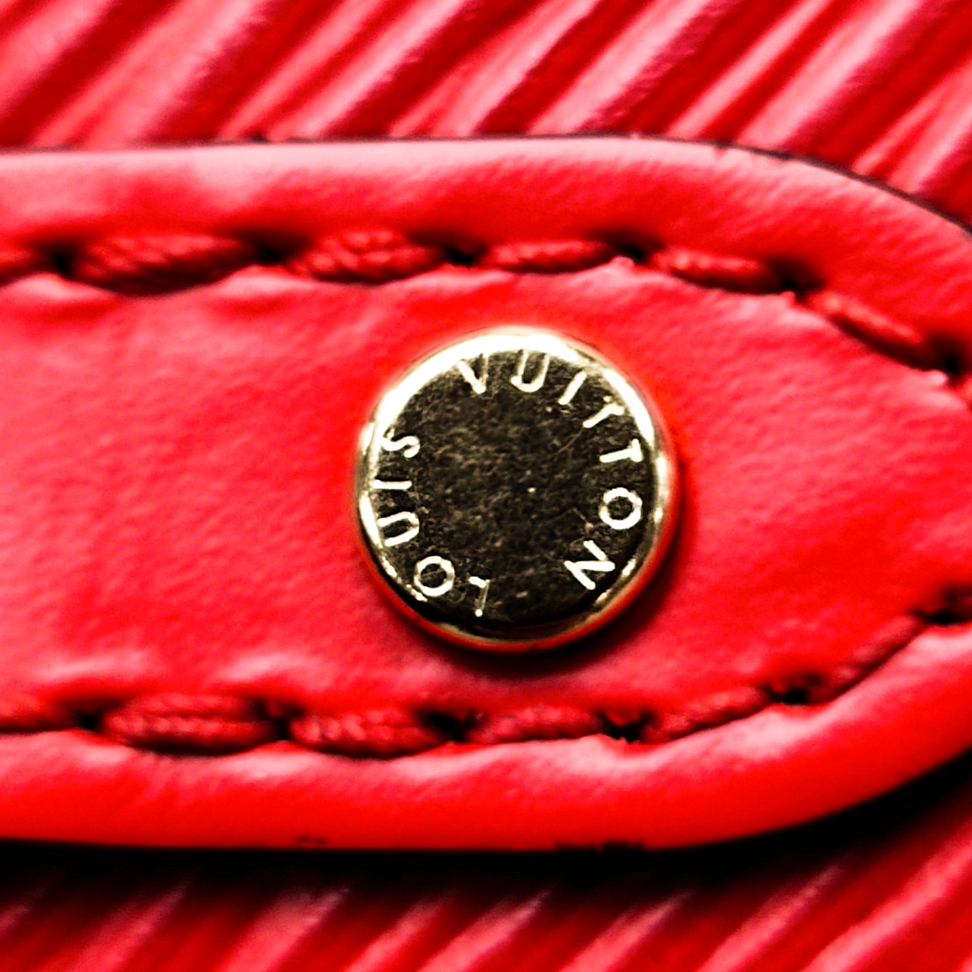 Louis Vuitton Boccador Red Epi