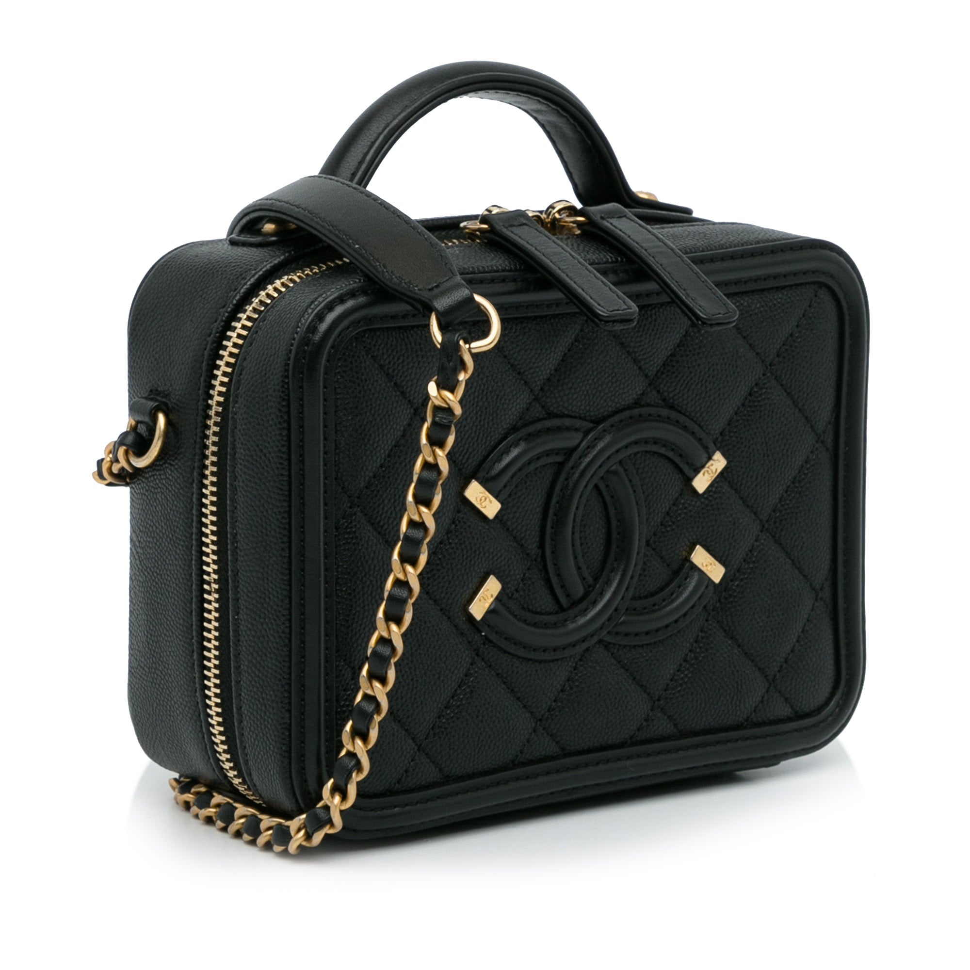 Filigree vanity case online chanel