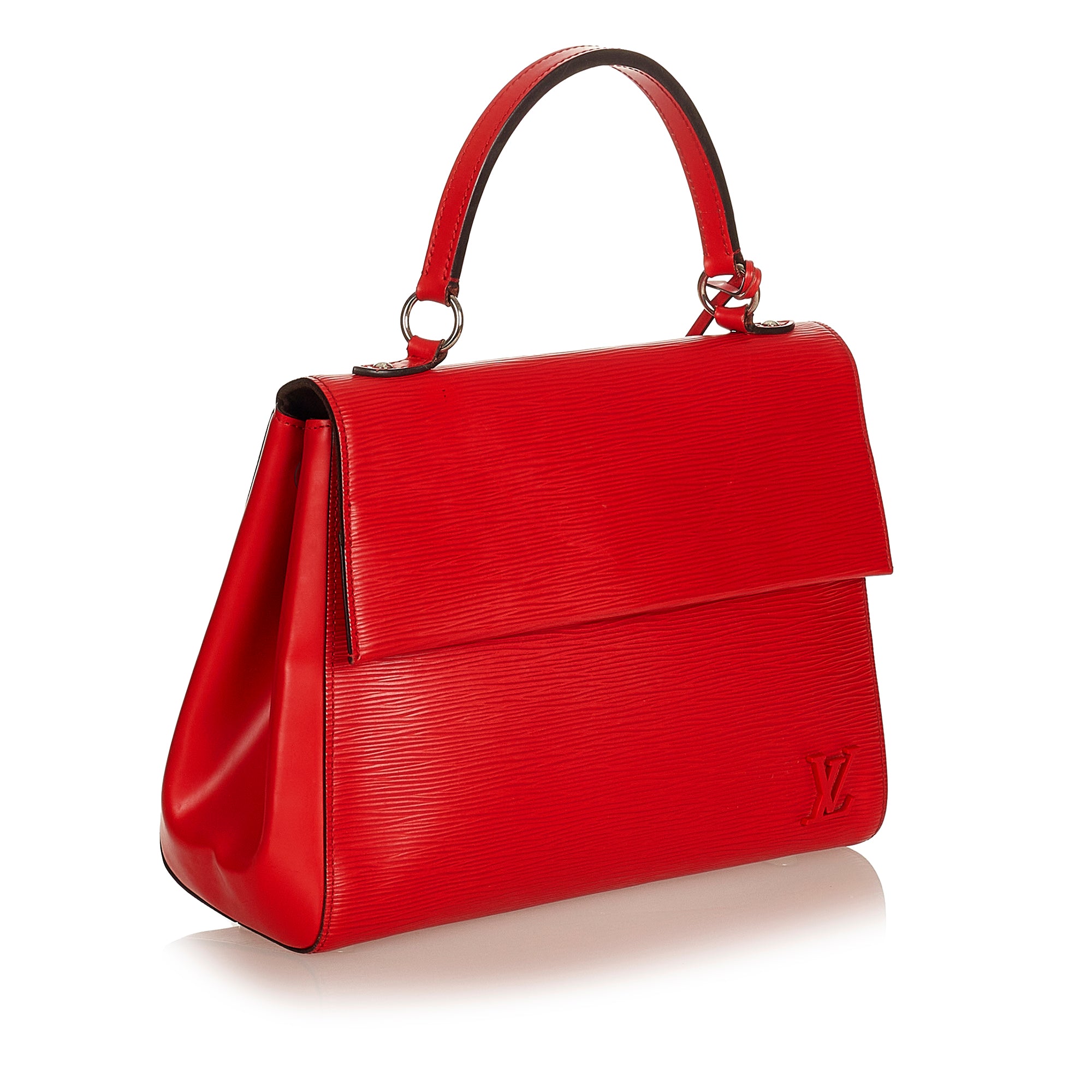 LOUIS VUITTON Red Epi Leather Cluny Bag / B320-22239