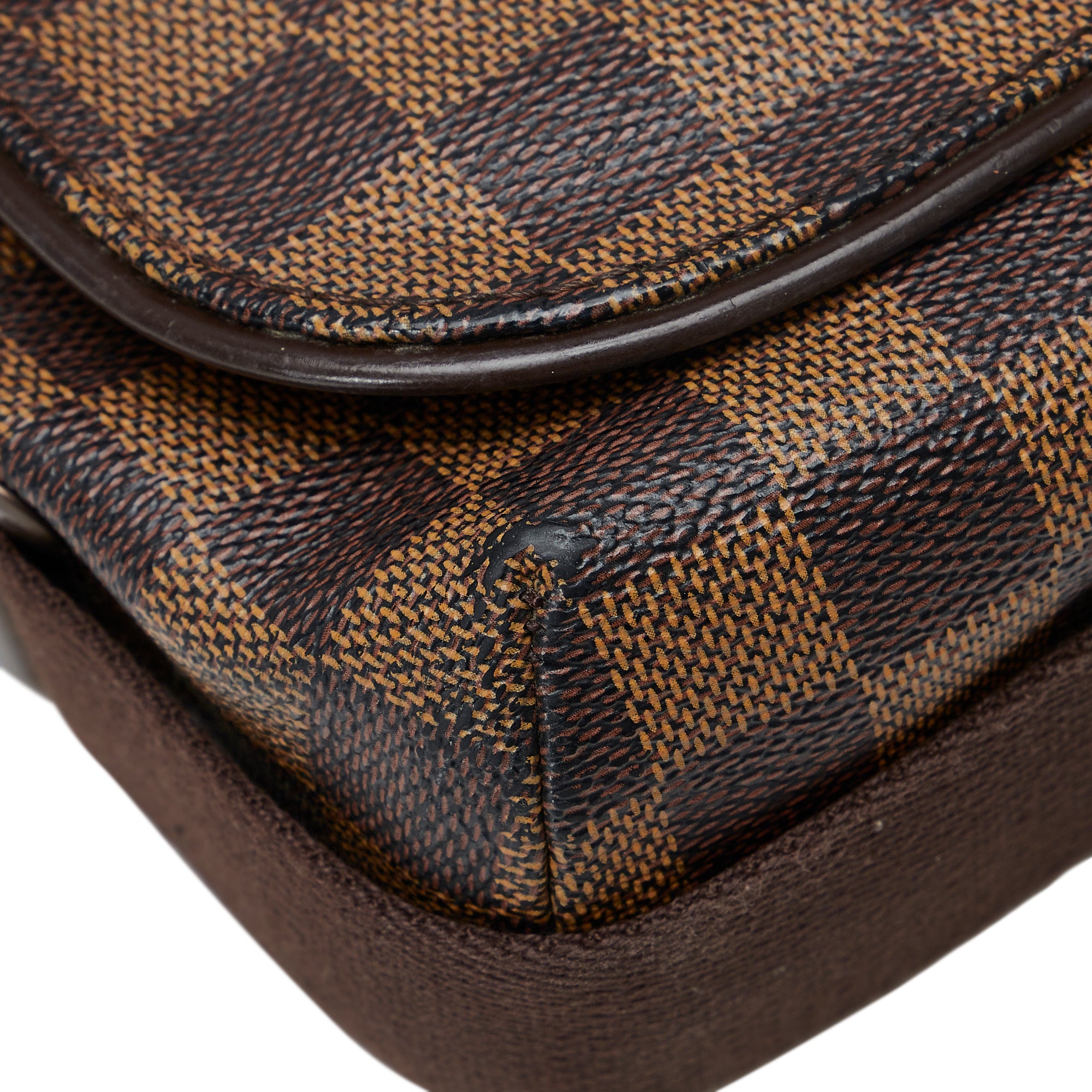 sacoche louis vuitton shelton en toile damier ebene mm