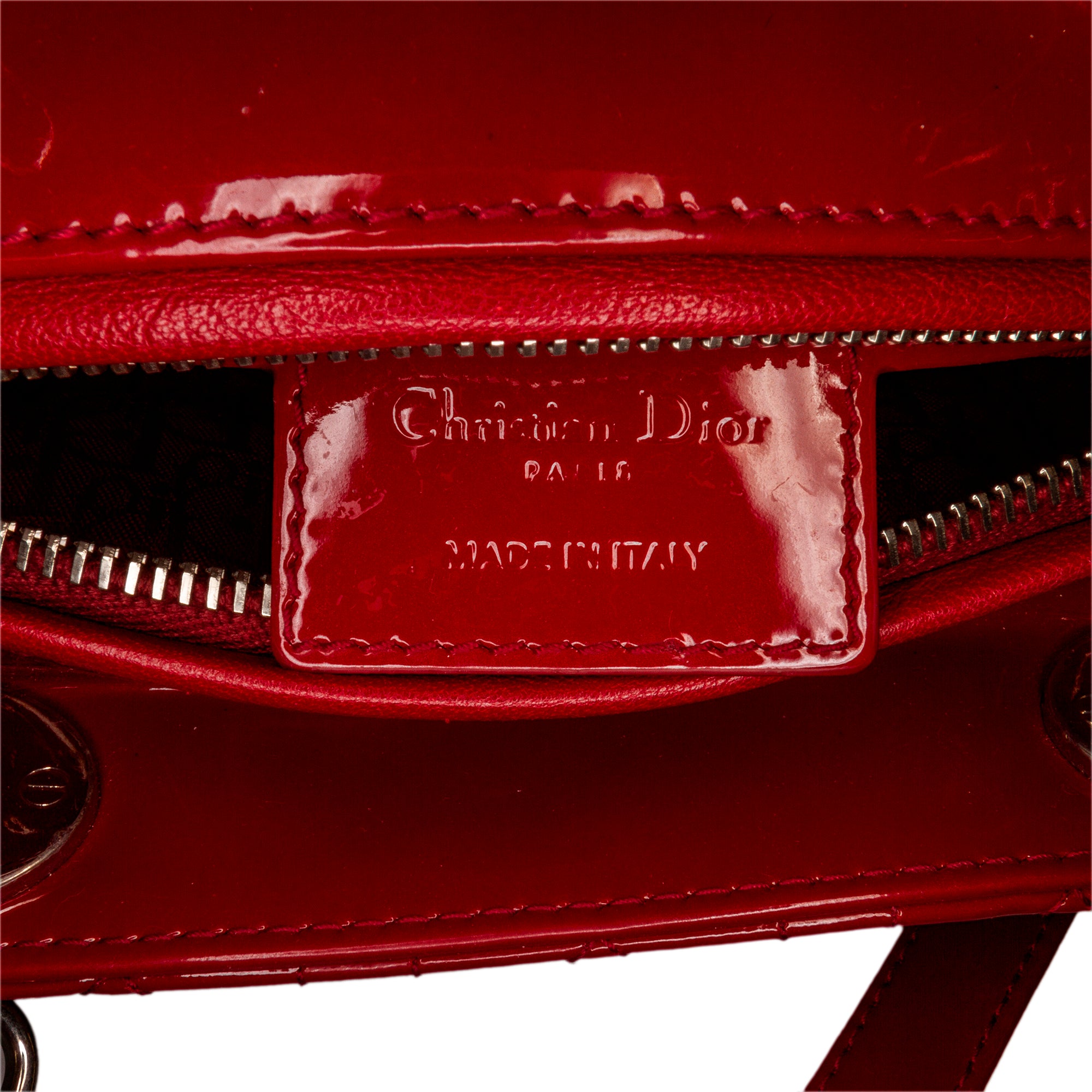 Brand New MINI LADY DIOR BAG Cherry Red Patent Cannage Calfskin Refere   vetobencom