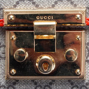 Gucci pala paddlock borse a tracota marrone gg supreme tela