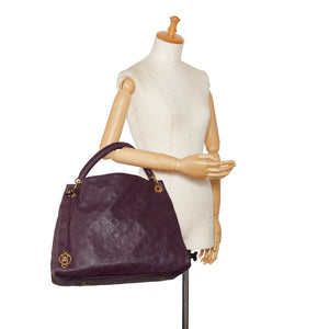 Louis Vuitton LV GHW Artsy Shoulder Bag M93828 Monogram Empreinte Purple