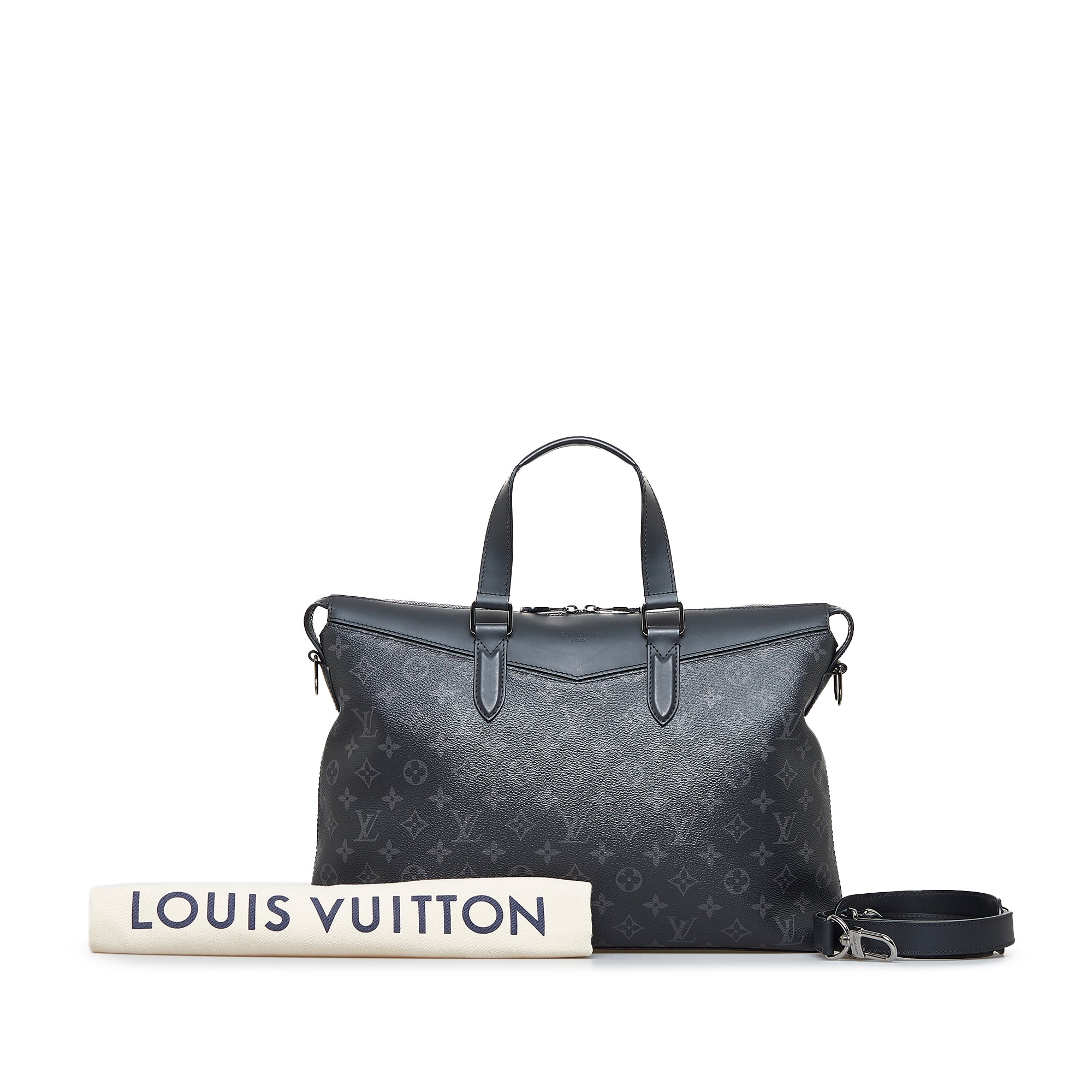 Louis Vuitton Monogram Eclipse Briefcase Explorer M40566 Men's 2WAY bag  Black