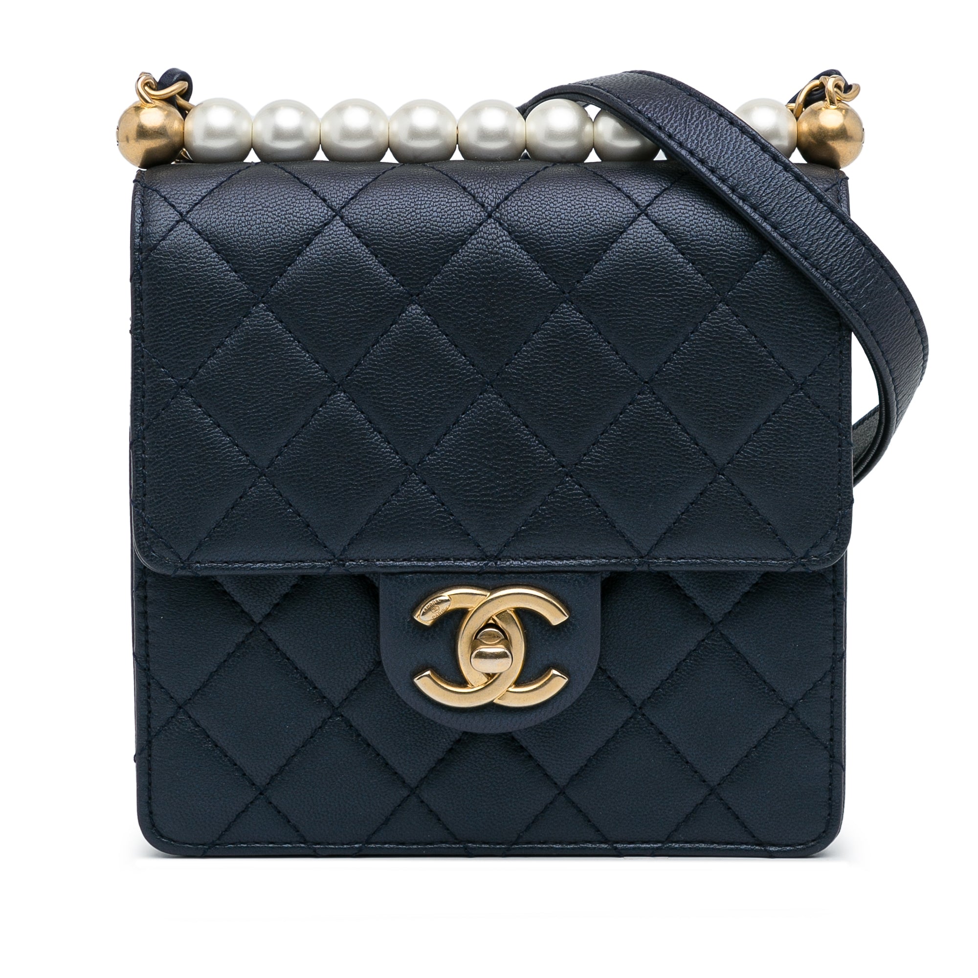 Chanel Blue Satin Rectangular Mini Classic Flap Light Gold Hardware –  Madison Avenue Couture