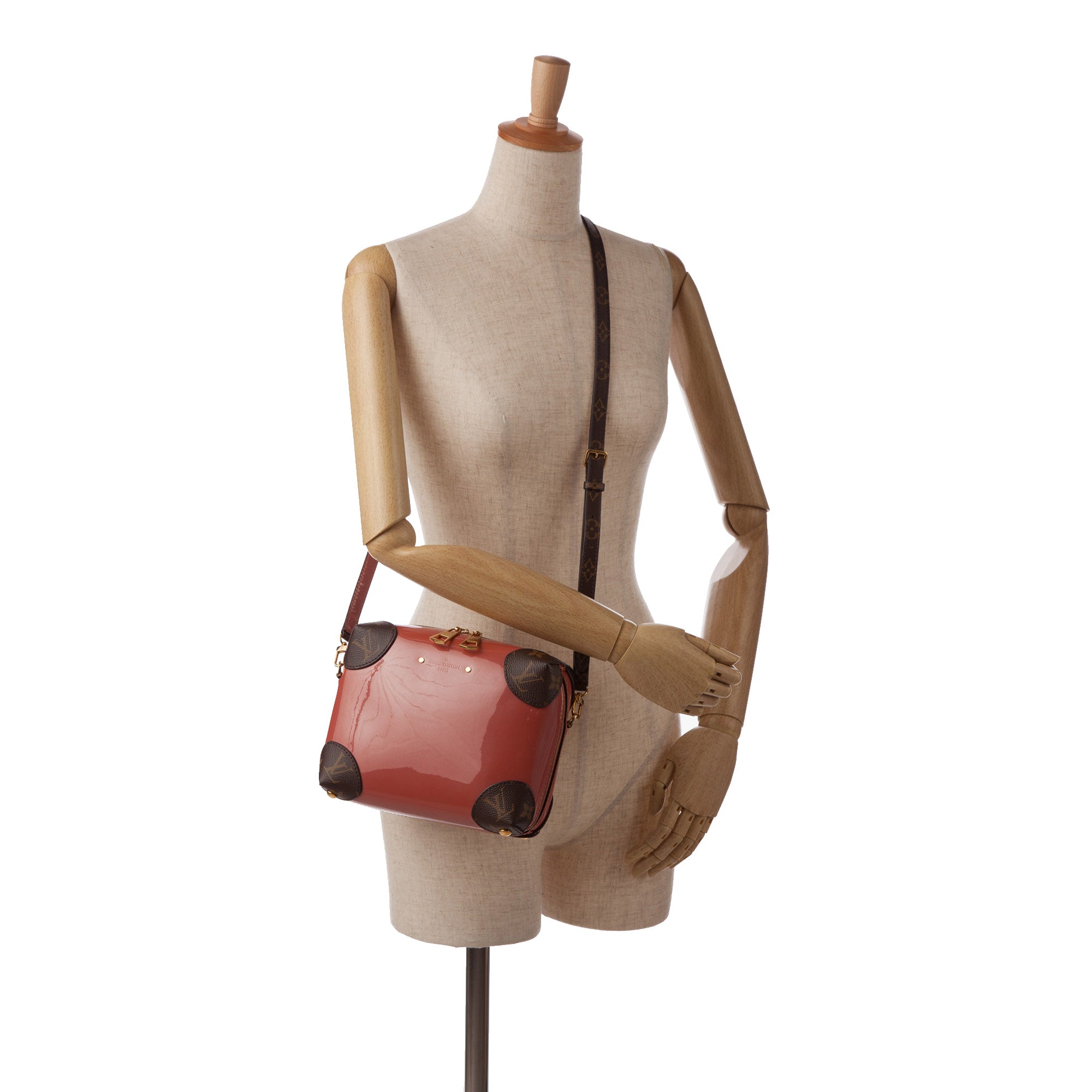 Orange Louis Vuitton Patent Miroir Venice Crossbody Bag – Designer Revival