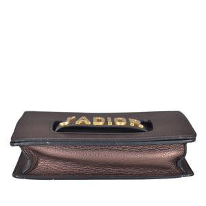 Dior J'adior Mini Chain Flap Purple Metallic