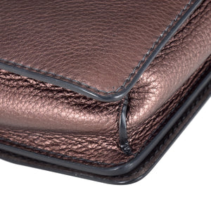 Dior J'adior Mini Chain Flap Purple Metallic