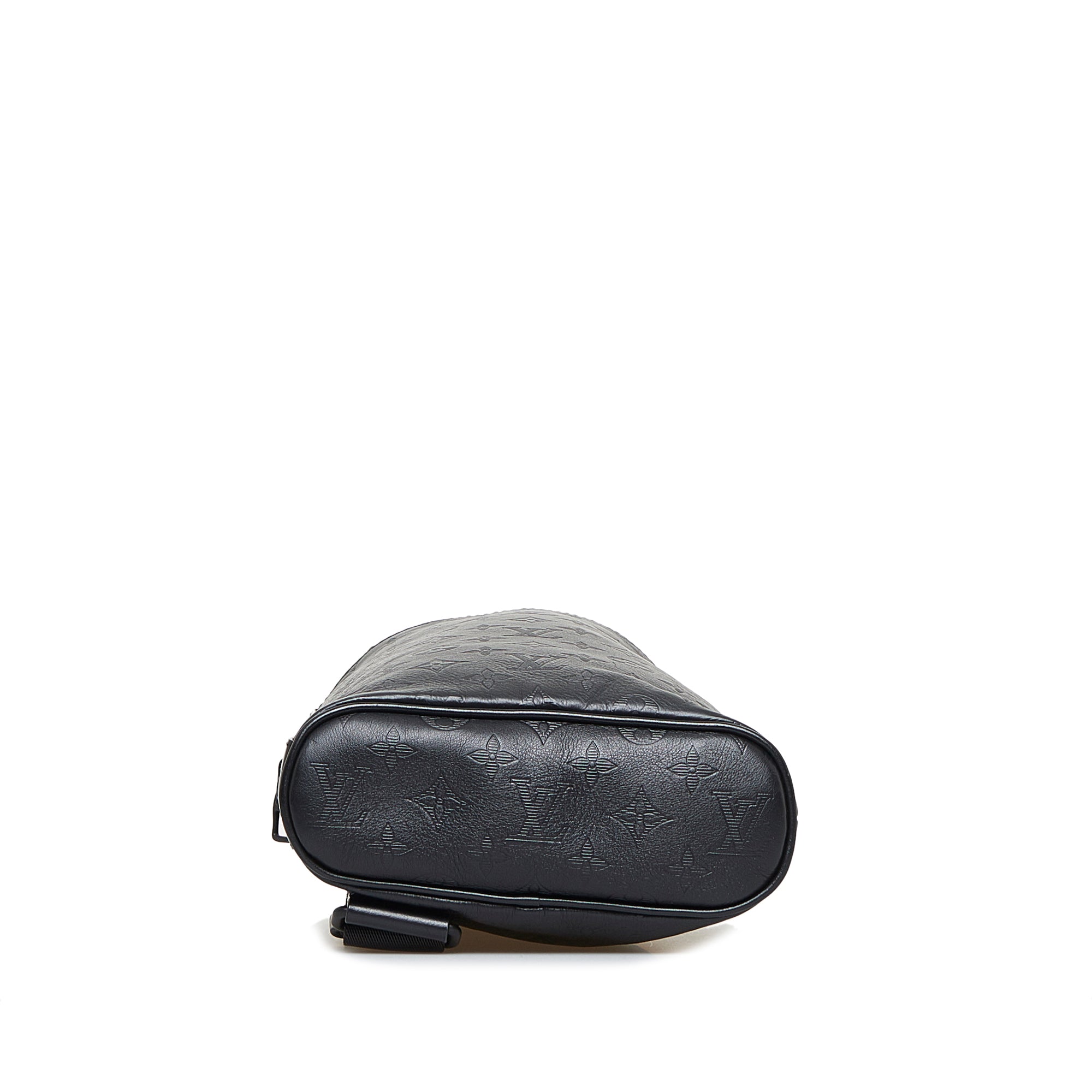Louis Vuitton Chalk Sling Bag Monogram Shadow Black in Calfskin with  Black-tone - GB
